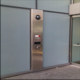 Appliqu mural en acier inoxidable pour ouverture de porte automatique