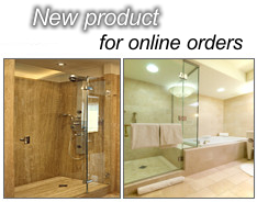 Standard glass shower and custom build for online orders